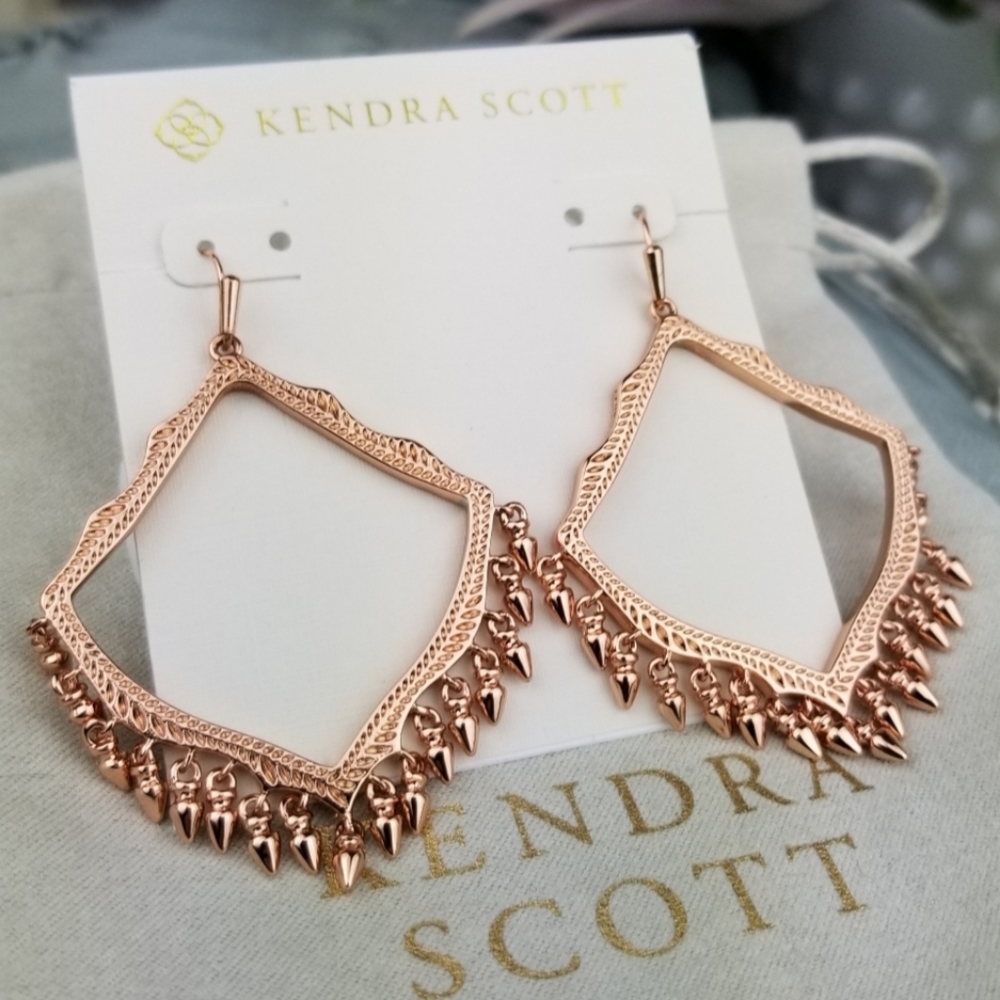 Kendra Scott, Rose Gold, Lacy, Earrings